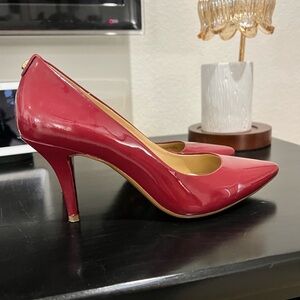 Ruby red Michael Kors pumps
